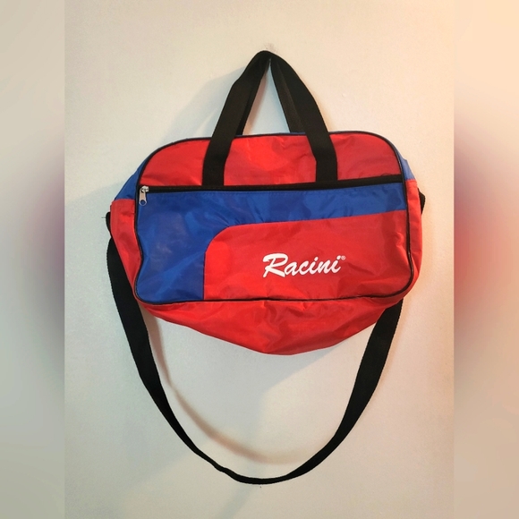 Vintage Other - Vintage Racini Red & Blue Shoulder Bag | Size Medium